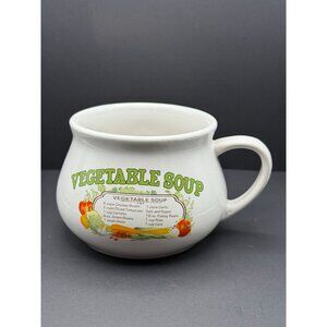 Vintage Dat'l Do It Vegetable Soup Recipe Soup Mug Classic Replacement